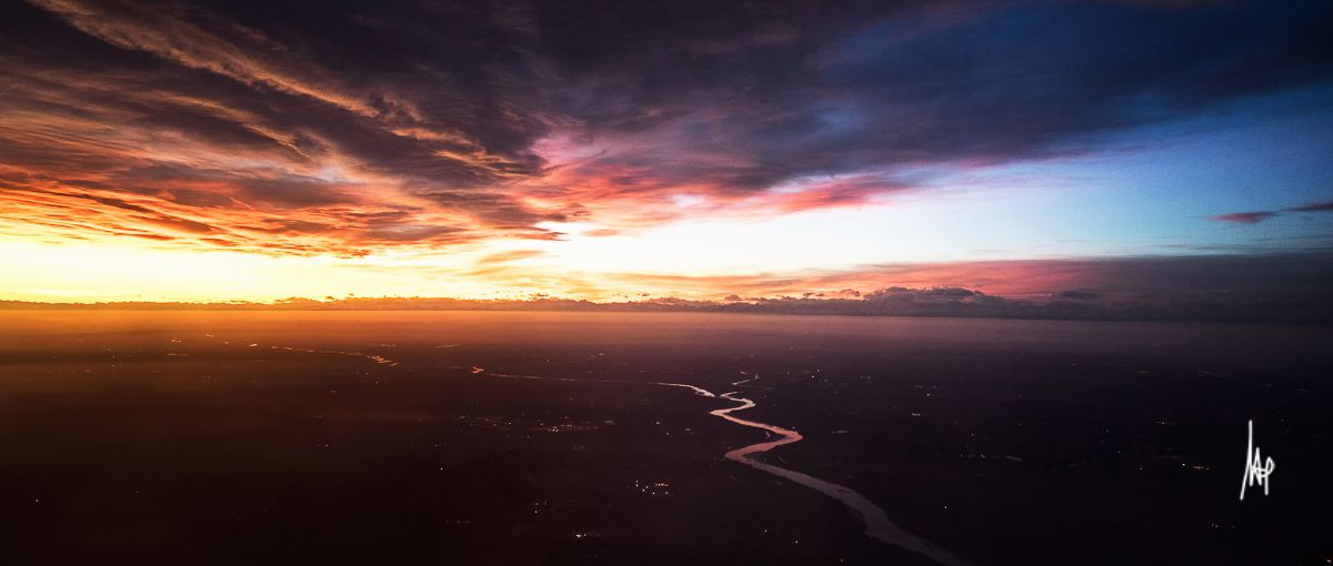 Po River Sunset