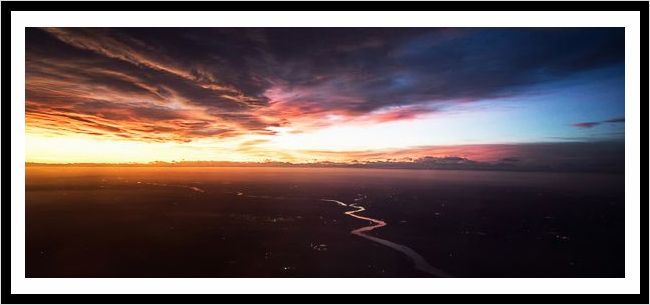 Po River Sunset