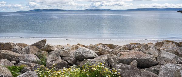 Salhill beach in Galway