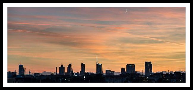 Milano Skyline - Carezze della sera