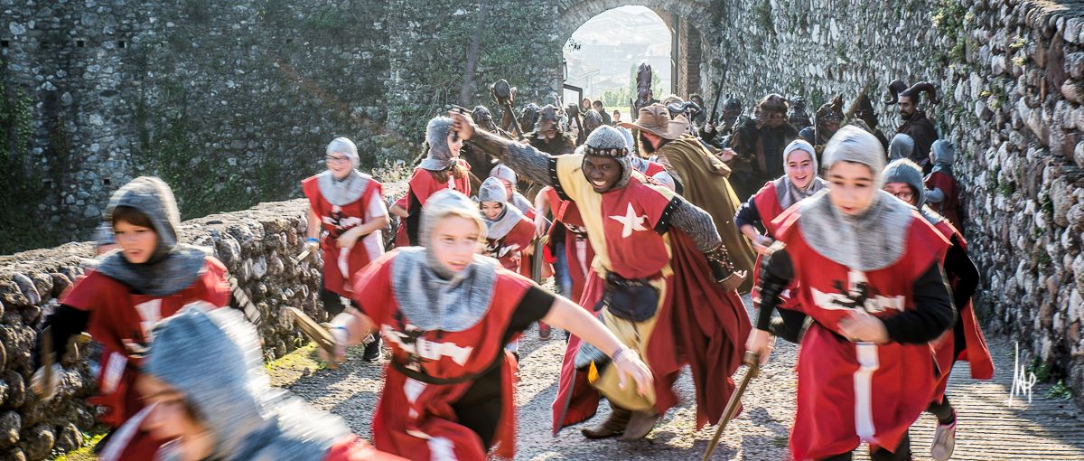 Assalto al Castello con la compagnia di San Giorgio al Drago